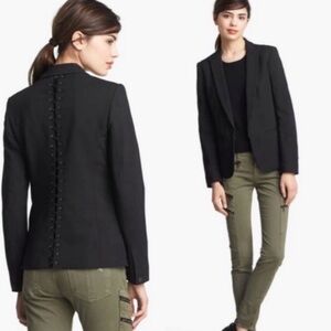 Rag & Bone Lillian Laced Back Blazer